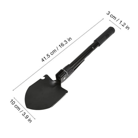 Ensemble Pelle Pliante Le Camping la randonn/ée la p/êche Bracelet paracorde et Outil Multifonction id/éal pour Le Jardinage LAventure. ADP Pelle Pliable Militaire Multi-usages